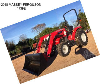 2018 MASSEY-FERGUSON 1739E