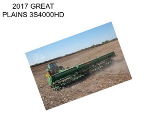 2017 GREAT PLAINS 3S4000HD