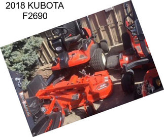 2018 KUBOTA F2690