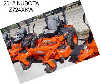 2018 KUBOTA Z724XKW