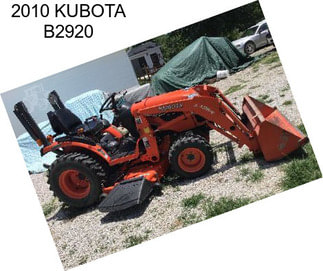 2010 KUBOTA B2920