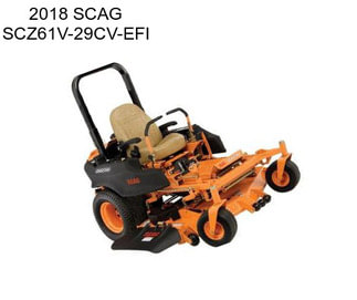 2018 SCAG SCZ61V-29CV-EFI