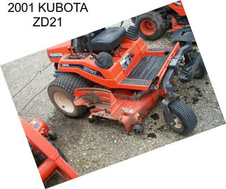 2001 KUBOTA ZD21