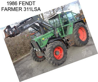 1986 FENDT FARMER 311LSA