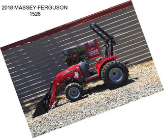 2018 MASSEY-FERGUSON 1526