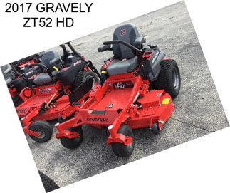 2017 GRAVELY ZT52 HD