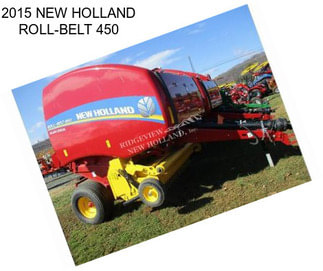 2015 NEW HOLLAND ROLL-BELT 450