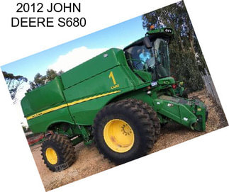 2012 JOHN DEERE S680