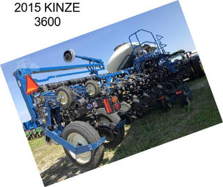 2015 KINZE 3600