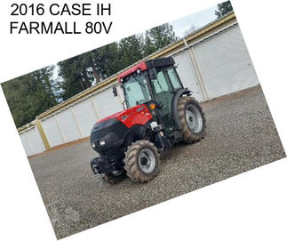 2016 CASE IH FARMALL 80V