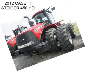 2012 CASE IH STEIGER 450 HD