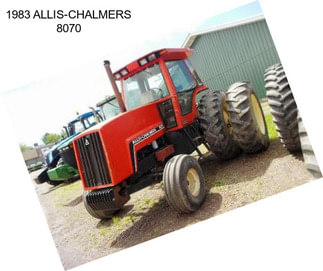 1983 ALLIS-CHALMERS 8070