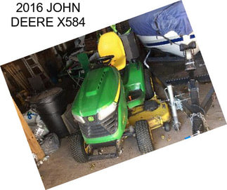 2016 JOHN DEERE X584