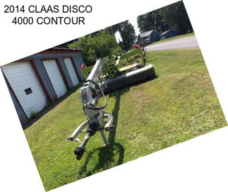 2014 CLAAS DISCO 4000 CONTOUR