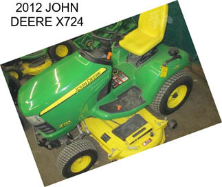 2012 JOHN DEERE X724