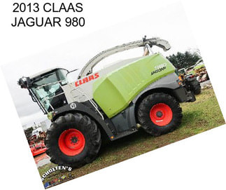 2013 CLAAS JAGUAR 980