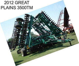 2012 GREAT PLAINS 3500TM