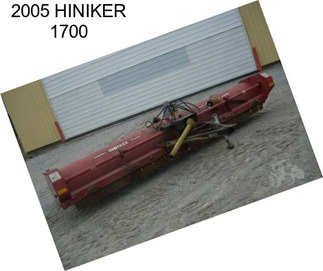 2005 HINIKER 1700