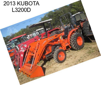 2013 KUBOTA L3200D