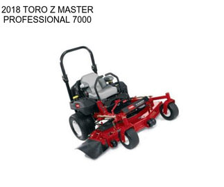 2018 TORO Z MASTER PROFESSIONAL 7000