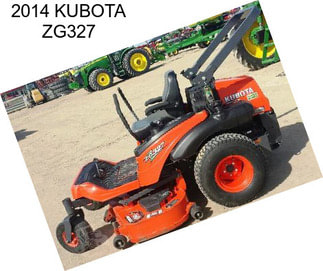 2014 KUBOTA ZG327