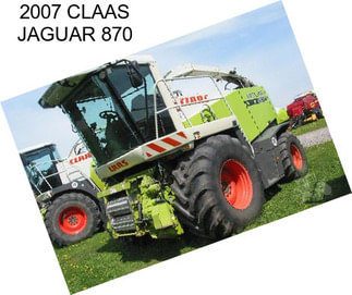 2007 CLAAS JAGUAR 870