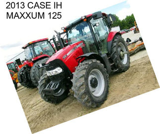 2013 CASE IH MAXXUM 125