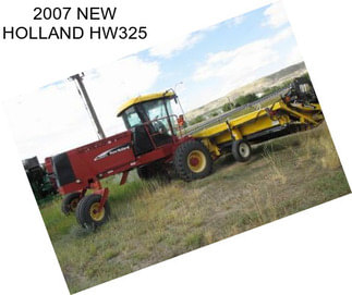 2007 NEW HOLLAND HW325