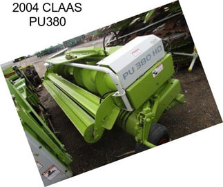 2004 CLAAS PU380