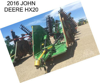 2016 JOHN DEERE HX20