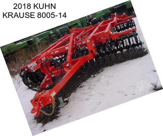 2018 KUHN KRAUSE 8005-14