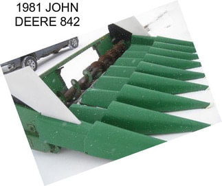 1981 JOHN DEERE 842