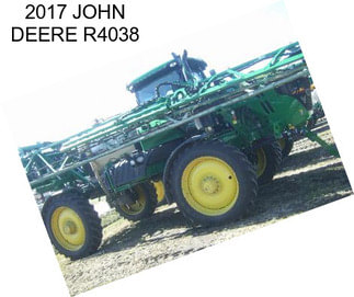 2017 JOHN DEERE R4038