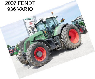 2007 FENDT 936 VARIO