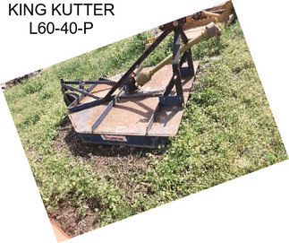 KING KUTTER L60-40-P