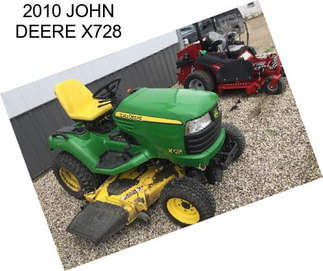 2010 JOHN DEERE X728