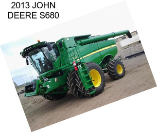 2013 JOHN DEERE S680