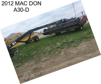 2012 MAC DON A30-D