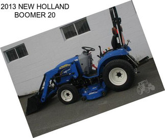 2013 NEW HOLLAND BOOMER 20