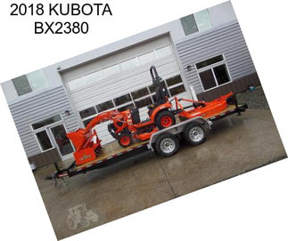 2018 KUBOTA BX2380