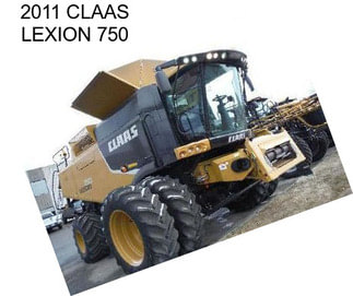 2011 CLAAS LEXION 750