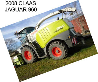 2008 CLAAS JAGUAR 960