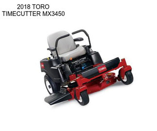 2018 TORO TIMECUTTER MX3450