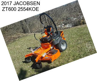 2017 JACOBSEN ZT600 2554KOE