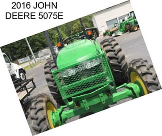 2016 JOHN DEERE 5075E