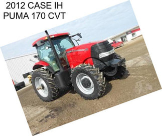 2012 CASE IH PUMA 170 CVT