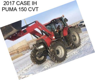 2017 CASE IH PUMA 150 CVT