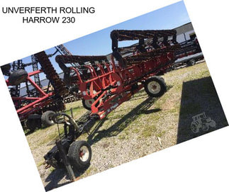 UNVERFERTH ROLLING HARROW 230