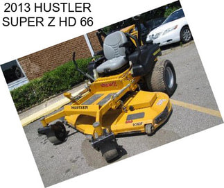 2013 HUSTLER SUPER Z HD 66