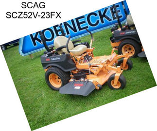 SCAG SCZ52V-23FX